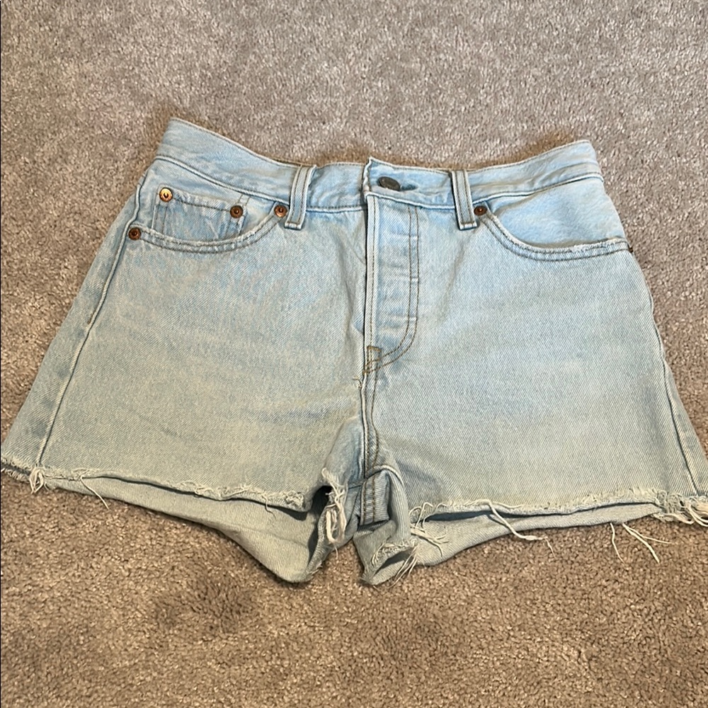 Levi’s Light Blue Denim Women's Shorts